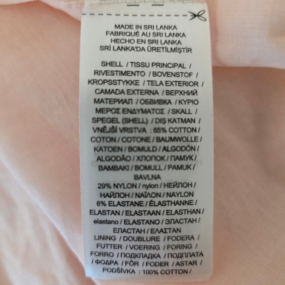 Lauren Ralph Lauren Dress Womens 16 Pink Short Sleeve Tiered Surplice Midi NEW - Picture 12 of 14